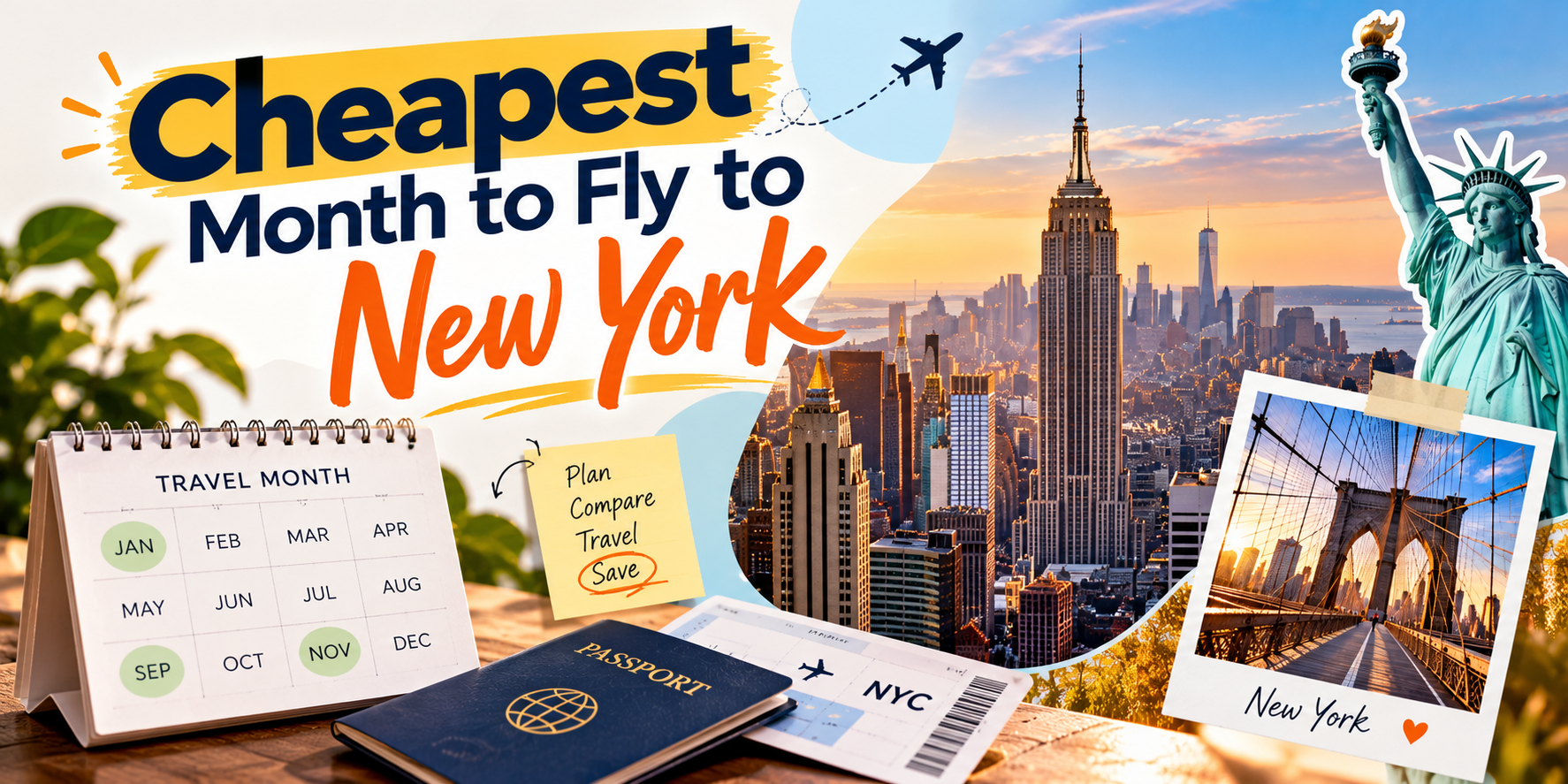 Cheapest Month to Fly to New York