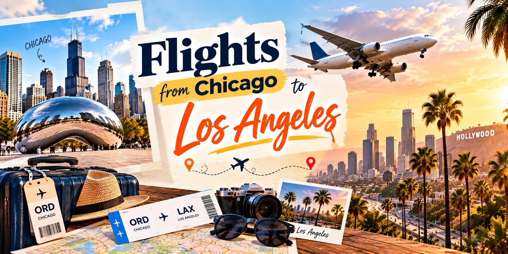 Flights from Chicago to Los Angeles