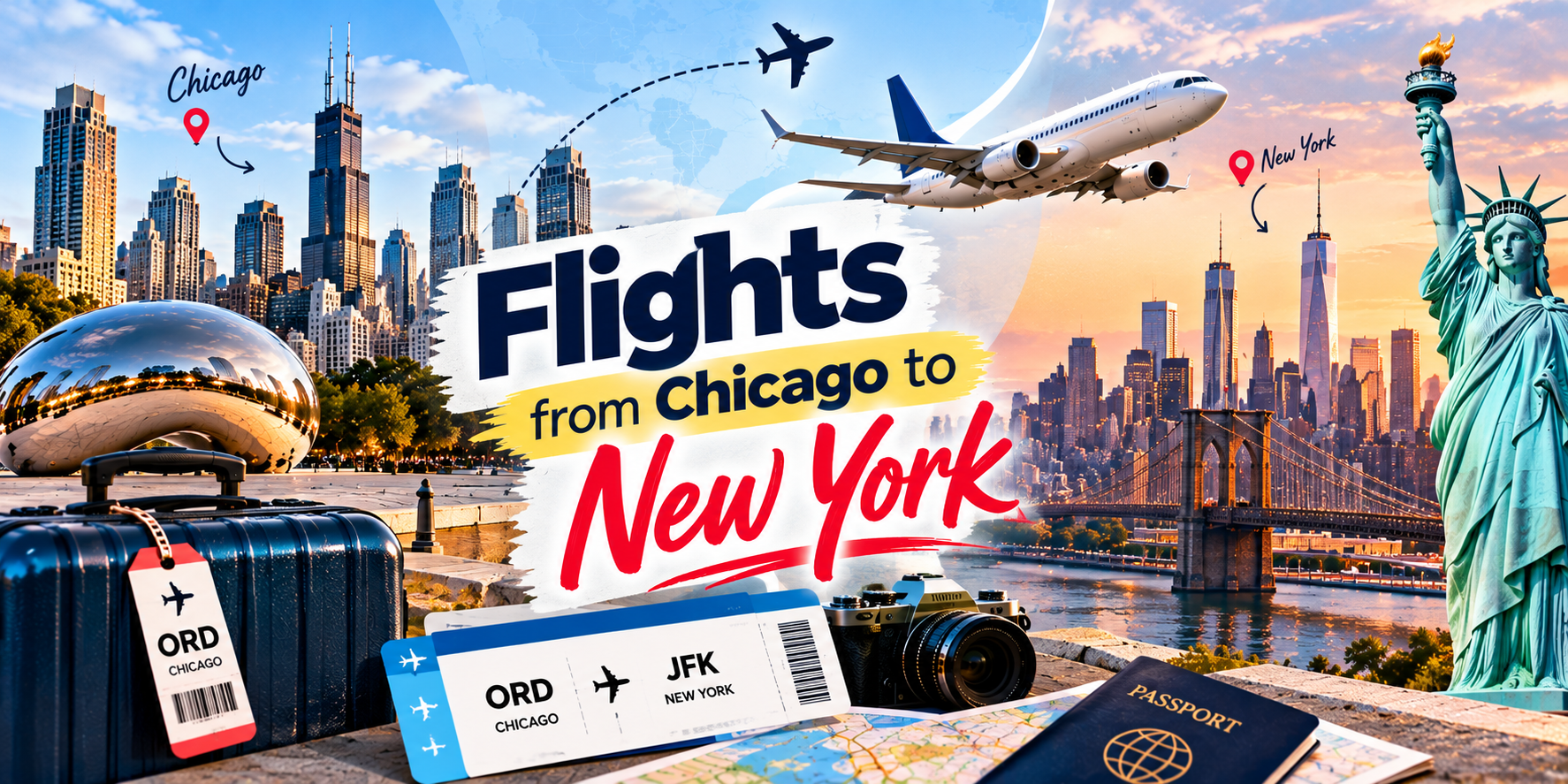 Flights from Chicago to New York